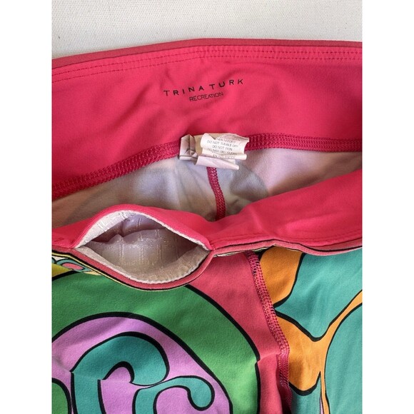 Trina Turk‎ Leggings WANDERLUST Womens Colorful Vibrant Athletic Yoga Cropped XS - Picture 4 of 11